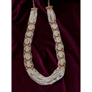 Collar de cuentas Kundan de plata 92,5, joyería fina para mujer - Product Image 1