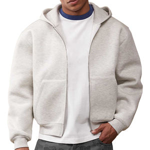 Sudadera con capucha y cremallera al por mayor para hombre, sudadera de algodón informal, proveedor de inventario a granel para tiendas en línea en EE. UU. - Product Image 3