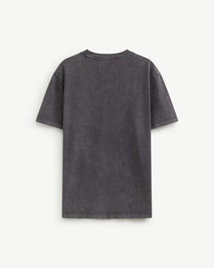 Camiseta de Hombre de Manga Corta con Cuello Redondo, Tejido Transpirable, Corte Regular, Ecológica, 100% Algodón, Antiarrugas, Teñido Liso - Product Image 2