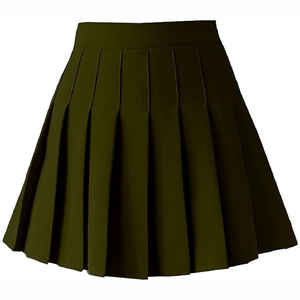 Jupe de sport personnalisée avec logo pour femmes, en polyester, pour le tennis, la course à pied, la gym, vente en gros - Product Image 1