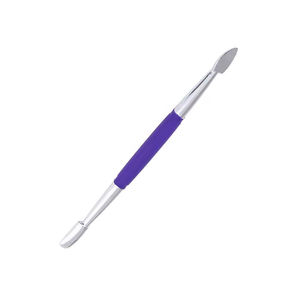 KAAMIR INSTRUMENTS Empujador de Cutículas Profesional de Acero Inoxidable de Grado Salón, Reutilizable, de Doble Uso, Cuadrado, Herramienta para Decoración de Uñas - Product Image 4