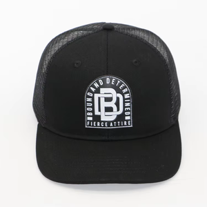 Gorras Trucker de 6 Paneles de Perfil Alto para Hombre, Gorra Deportiva de Algodón, Gorra Trucker con Logotipo Bordado Personalizado, Gorra Trucker de Malla - Product Image 4