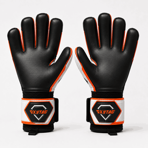 Guantes de Portero de Fútbol Profesionales, Palma de Látex Duradera con Agarre, Soporte Transpirable para la Muñeca, para Partido y Entrenamiento, Personalización de Marca - Product Image 4