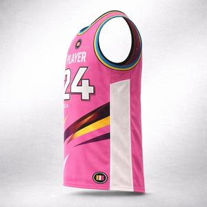Camisetas de Baloncesto Personalizadas 2026, 100% Poliéster, Transpirables, de Secado Rápido, Corte Ajustado, Uniformes de Equipo Unisex al por Mayor, Lisas - Product Image 4