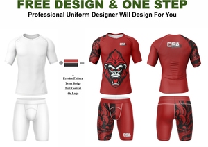 Conjunto de Camiseta Deportiva para Hombre con Diseño Personalizado y Estampado por Transferencia Térmica, Venta al Por Mayor Directa de Fábrica, Ropa Deportiva Transpirable para Hombre - Product Image 2