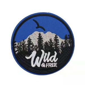 Factory Price Custom Brand Logo Eco-Friendly Nonwoven Felt Embroidered Badges 2025 Custom Design <b>Sew</b>-<b>On</b> Embroidery <b>Patches</b> - Product Image 6
