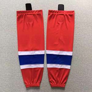 Ice Hockey <b>Winter</b> Sublimation Printed Cuff Breathable Quick Dry 100% Polyester Team <b>Socks</b> Custom Logo & Colors Adults Youth - Product Image 1