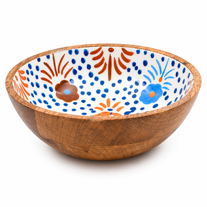 Tazón de Madera para Servir Hecho a Mano – Tazón de Madera Natural Ecológico y Seguro para Alimentos para Cocina, Ensaladas, Frutas y Decoración del Hogar - Product Image 3