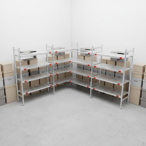 Estantería Modular Personalizable para Cámaras Frigoríficas, de <span class=keywords><strong>Aluminio</strong></span> Resistente, para Almacenamiento en Almacenes, Estantería Ligera para Congeladores - Product Image 1