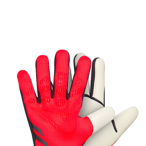Custom Logo Goalkeeper Gloves With Adjustable Wrist Strap Premium Soccer Gloves Wholesale Manufacturer - Product Image 4