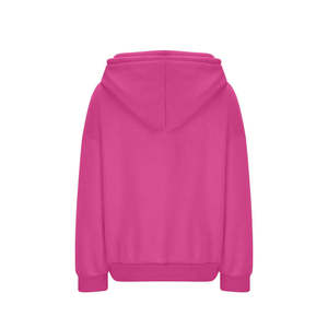 เสื้อฮู้ดสีชมพูสดแบบขายส่งสั่งทำได้ เสื้อผ้าลำลองสำหรับออกกำลังกาย - Product Image 2