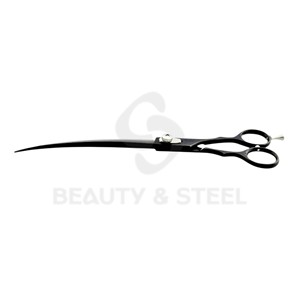 Ciseaux de coiffure professionnels en acier inoxydable avec pivot serti de pierres bleues et inserts de bagues scintillantes - Product Image 4