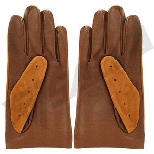 Wholesale Manufacture Latest Design Leather Driving <b>Gloves</b> In Solid Driver Safety <b>Gloves</b> With Customized Logo use in party - Product Image 1
