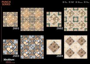 Carreaux numériques d'extérieur de qualité parking, céramique mate 300x300mm 30x30cm 12x12 pouces, revêtement de sol pour garage et zones de stationnement extérieures - Product Image 4