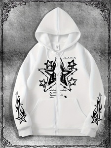 <b>Retro</b> Streetwear Acid Wash Oversized Hooded <b>Sweatshirt</b> Heavyweight Men Custom Logo Soft Cotton Premium Winter Fashion Letter - Product Image 1