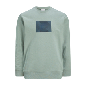 Sudadera de Hombre Talla Grande, Cuello Redondo, Puños Acanalados, Mangas Largas, Antiencogimiento, Tejido a Cuadros, Spandex/Poliéster, Lavable a Máquina - Product Image 4