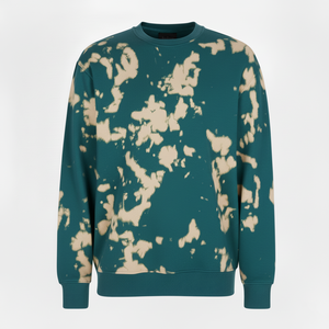 Sweat-shirt en molleton de haute qualité personnalisé, col rond, avec impression 3D en relief - Product Image 3