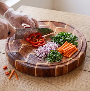 Planches à découper durables et écologiques en bois de manguier Ustensiles de cuisine élégants Blocs à découper et à découper - Product Image 3