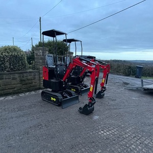 Mini-excavatrice professionnelle HT12 pour travaux de construction, aménagement paysager, travaux utilitaires, creusement de fossés, préparation du sol et autres travaux d'excavation - Product Image 3