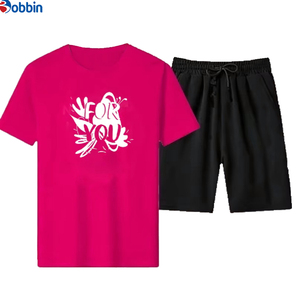 Conjunto Cómodo Unisex, Conjunto Corto con Estampado de Dibujos Animados para Hombre, Nueva Colección de Verano, Conjunto Deportivo Personalizado para Hombre, Transpirable - Product Image 3