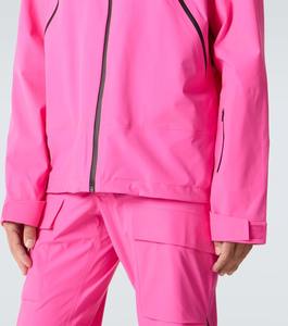 Pink Nylon Windbreaker <b>Set</b> Custom Wholesale Factory Supplier US Casual Fall Street Style Jacket Pants Matching Outfit Collection - Product Image 5