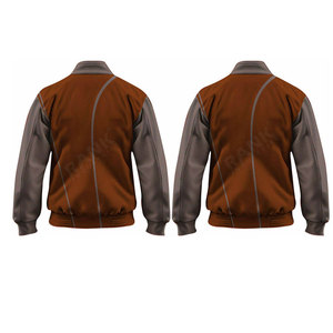 Chaqueta de Invierno Personalizada al por Mayor para Hombre, Chaqueta Letterman de Alta Calidad con Cuello Alto, MOQ Bajo - Product Image 5