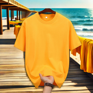 <b>Men's</b> T-<b>Shirt</b> Cotton/Bamboo Fiber 260gsm Fabric Short Sleeves Sporty Yarn Dyed Multiple <b>Colours</b> Front Logo - Product Image 6
