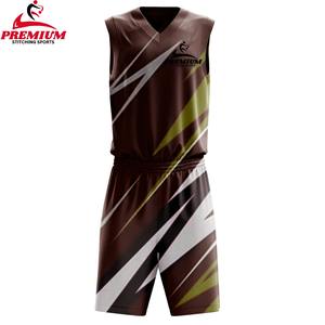 Uniforme de basket-ball personnalisé léger, dernier modèle de maillot de basket-ball, uniforme de basket-ball uni confortable en vente maintenant - Product Image 5