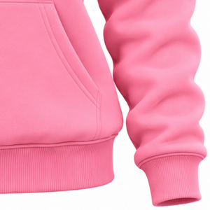  Sweat à capuche rose pour femme, motif lettres, décontracté, manches longues, doux et confortable, style sororité - Product Image 3