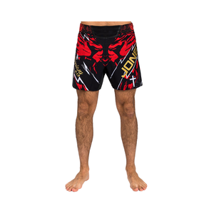 Pantalones Cortos de Verano para Hombre Estilo Vintage, Personalizados, de Poliéster/Nylon, con Cintura Elástica, Bajo con Borde Crudo, Estilo Urbano, Desgastados - Product Image 2