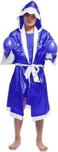 Bata de Boxeo para Hombre Adulto, Bata y Pantalones Cortos para Campeonatos Mundiales de Boxeo, Color Amarillo, Bata de Boxeo MMA, Venta al por Mayor OEM - Product Image 4