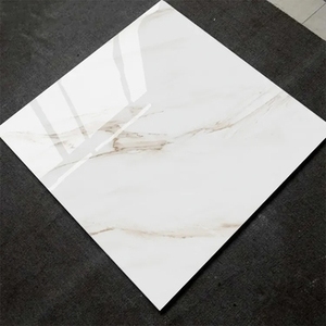 Carreaux muraux modernes en porcelaine brillante insonorisants, aspect marbre, carreaux décoratifs émaillés 30x30cm pour salon, hôtel, hall, salle de sport - Product Image 2