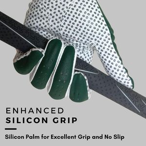 Wholesale Custom Logo OEM Men's Lightweight Quick Drying Breathable Full Finger Extra <b>Thin</b> PU Golf <b>Gloves</b> Hook Loop Closure Made - Product Image 4