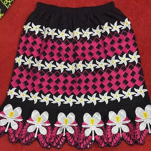 Faldas de Verano Bordadas de Estilo Hawaiano, Faldas Midi Largas y Suaves de Alta Calidad para Mujer - Product Image 1