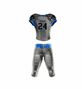 ชุดยูนิฟอร์มอเมริกันฟุตบอลแบบเรียบสีพื้น ปรับแต่งได้ตามต้องการ OEM ODM พร้อมโลโก้ ชุดเสื้อเจอร์ซีย์อเมริกันฟุตบอล - Product Image 5