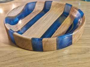 <b>Resin</b> and wooden Bowls in Custom <b>Colour</b> Multipurpose Kitchenware Available in Different Sizes for Table Decor With Customise - Product Image 1
