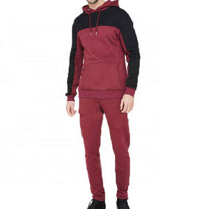 Survêtements de sport pour hommes de haute qualité, 100% coton, poids lourd 450 GSM, épaules tombantes, double couche, pour l'extérieur - Product Image 1