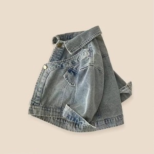 High Quality Boy Kids Denim Jacket Comfortable Stylish Layering Essential Knitwear bulk manufacturer High-volume garment factory - Product Image 2