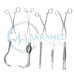 Juego de Instrumentos Quirúrgicos de Episiotomía Ginecológica de Alta Calidad, Acero Inoxidable, Aprobado por CE, Kit Médico Reutilizable - Product Image 3