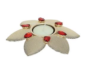 Support pour phares à thé en Lotus, cadeau de retour pour Diwali Diya, pour mariage Puja et fête de pendaison de crémaillère - Product Image 2