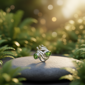 5.9 Grams <b>Peridot</b> <b>Ring</b> Elegant and Stylish Accessory - Product Image 3