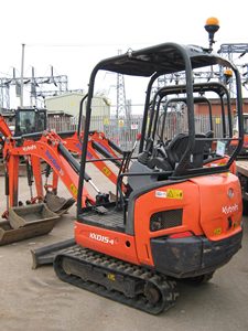 Miniexcavadora Kubota Kx040-4 de 6 Toneladas Usada, Directo de Fábrica, con Cilindro Hidráulico Eaton, Motor y Motor Eléctrico - Product Image 4