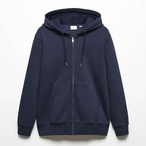 Nouvelle Arrivée – Sweat à Capuche Zippé Décontracté pour Homme, Couleur Bleue, Respirant, Haute Qualité, avec Capuche et Col, du Meilleur Fournisseur, Prix Raisonnable - Product Image 1