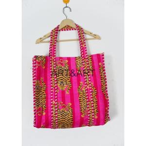 Bolsa de Mano Vintage Resistente, Diseño Acolchado de Algodón Grueso, Dos Asas, Gran Capacidad, Ideal para Gimnasio y Bodas - Product Image 2