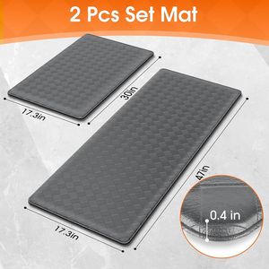 2 Tappeti da Cucina Antifatica, Tappetini Ammortizzati Antiscivolo per Lavello, Tappetini Impermeabili per Pavimento della Cucina - Product Image 3