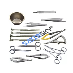 Cơ bản tóc cấy ghép cụ Kit Fue đấm, cấy ghép kẹp & kéo da liễu nhãn khoa phẫu thuật thẩm mỹ - Product Image 2