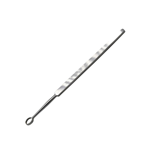เครื่องมือขูดหูแบบมืออาชีพ ยี่ห้อ Fox Dermal Curettes ขนาด 6 มม. แบบหูโค้งตรง ปลายแหลม สำหรับหู คอ จมูก - Product Image 3