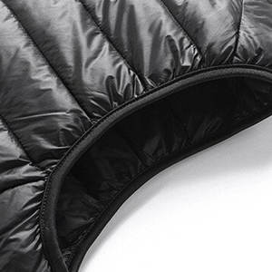 Outdoor Recycled Polyester Puffer Vest for Men Down Alternative Packable Warm Stand Collar Custom Logo Puffer Vests Bulk - Product Image 5