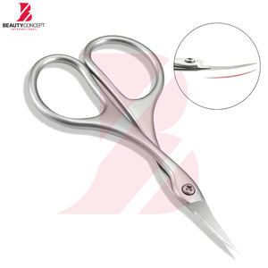 Ciseaux à cuticules en acier inoxydable, haute précision, lame incurvée à pointe fine, ciseaux de manucure pour soins professionnels des ongles - Product Image 2