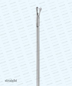 Pinces micro-laryngées droites et angulaires – Punch de biopsie des cordes vocales en acier inoxydable – Instruments endolaryngés ORL par Vaslcare - Product Image 3